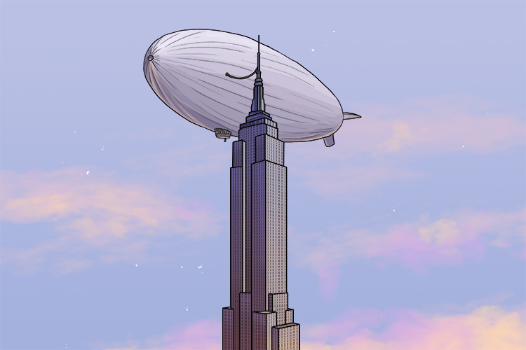 If I said the words "Empire State building", could you recall an interesting fact about it? It's upper tower was originally designed as a mooring mast for airships.